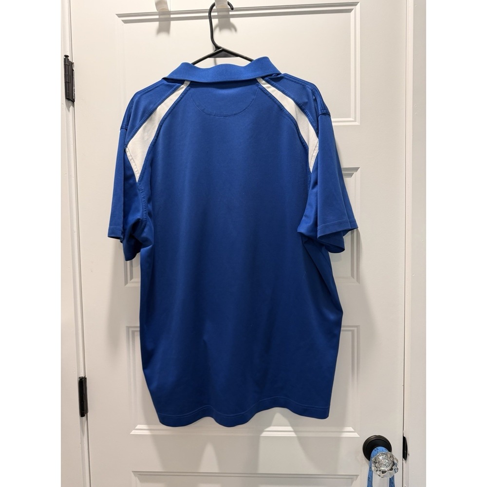 173rd Airborne Brigade Sky Soldiers Embroidered Polo Shirt XL Blue White Army - Picture 4 of 4